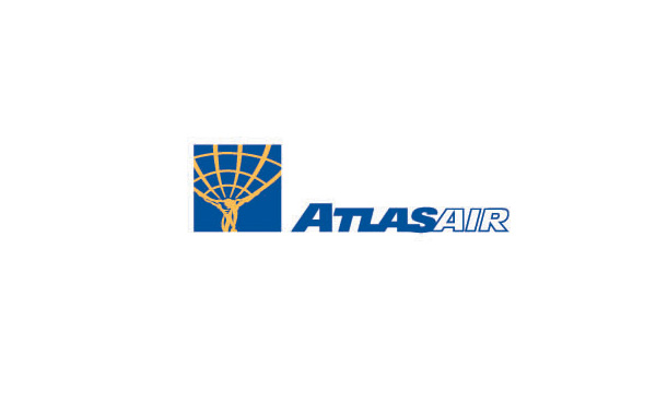 ATLASAIR用手托著地球的圖形元素增加實心與空心的字母排列設計
