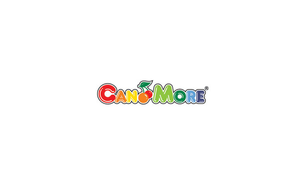 一個食品的logo，logo以名稱的英文為主要設(shè)計元素，將其做成可愛的卡通形式