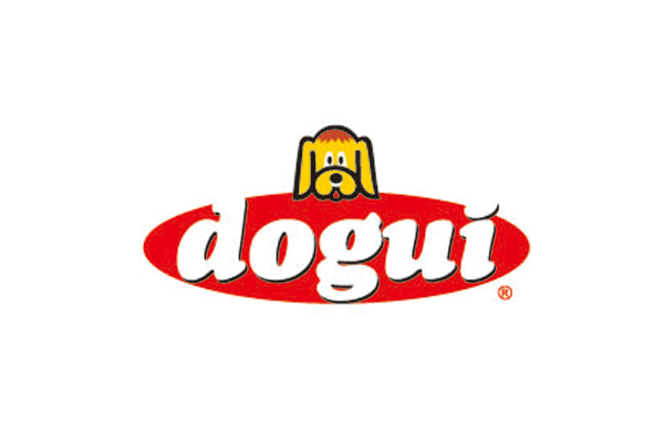 狗狗用品logo設(shè)計(jì)：以狗狗頭部的卡通形象為設(shè)計(jì)元素