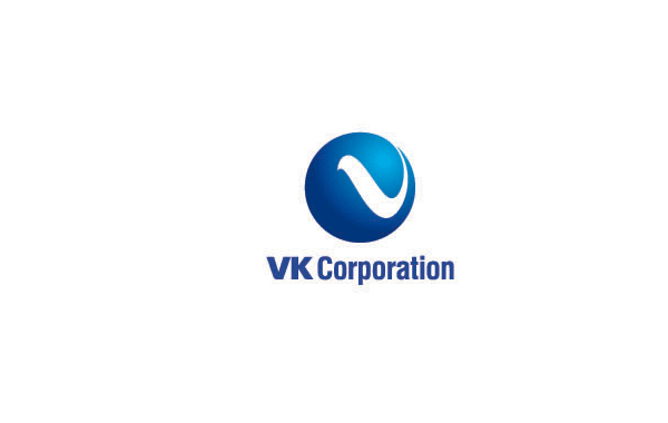 一家韓國的科技公司的logo設(shè)計，logo整體為一個球型，因公司主要生產(chǎn)聚合物產(chǎn)品，所以很貼切，將企業(yè)代表字母V也很好的融入到了球體中，給人流暢， 富有科技感的感覺。logo整體簡潔，科技感強。