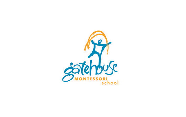 蒙特梭利學(xué)校logo設(shè)計(jì)。以人型為主，橙色的線條與人結(jié)合出一種陽(yáng)光