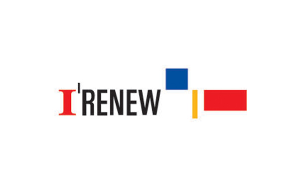 飾品logo設(shè)計(jì)：首字母I選用粗壯字體并突出填充紅色