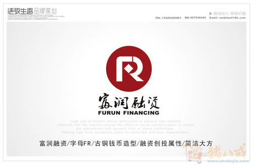 以R為首字母創(chuàng)意設(shè)計的金融LOGO設(shè)計欣賞