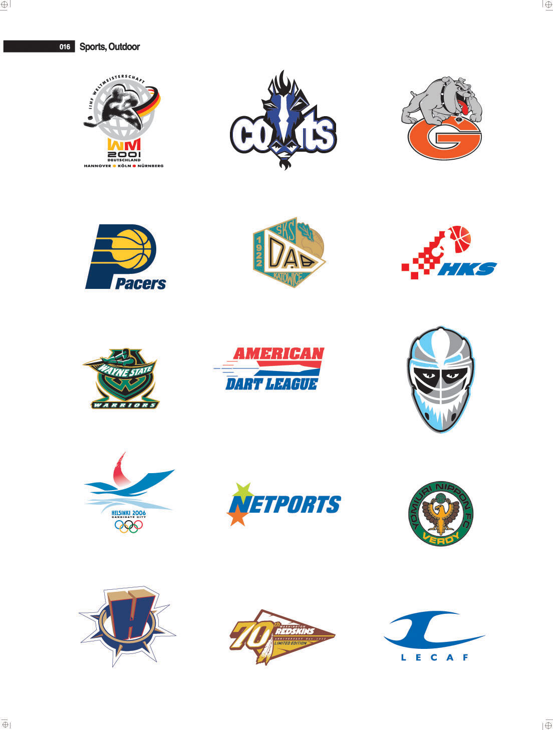 WM2001國(guó)外運(yùn)動(dòng)項(xiàng)目LOGO設(shè)計(jì)采用了動(dòng)態(tài)的人物造型