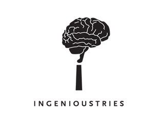 INGENIOUSTRIES企業(yè)LOGO設計采用了大腦的創(chuàng)意