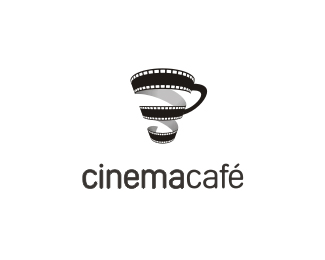 cinemacafe國外電影公司的LOGO設計創(chuàng)意