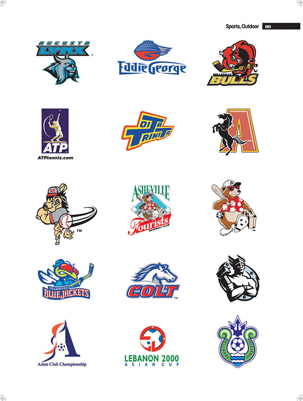 ATP國外羽毛球運動LOGO設計