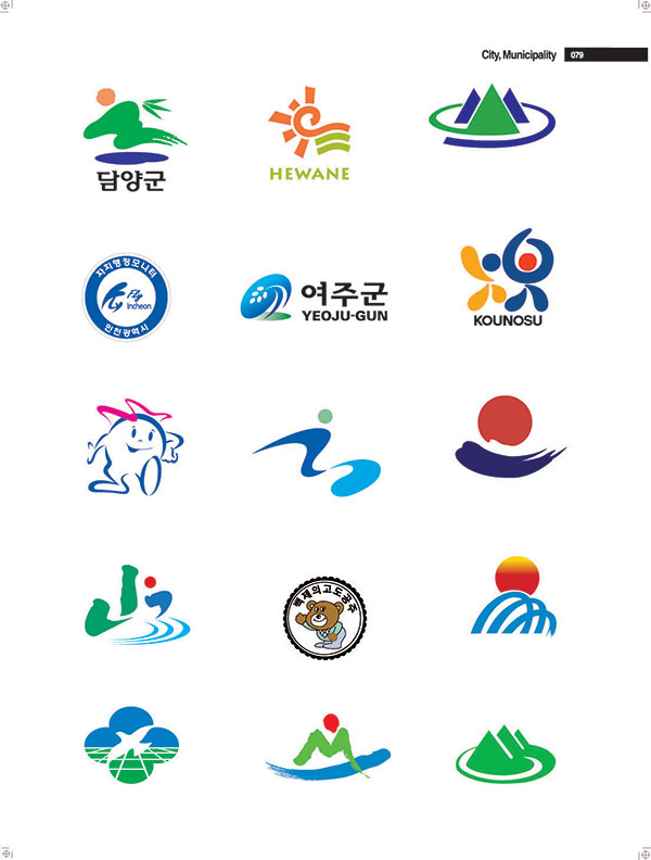 YEOJU-GUN用藍(lán)綠色為創(chuàng)意的企業(yè)LOGO設(shè)計