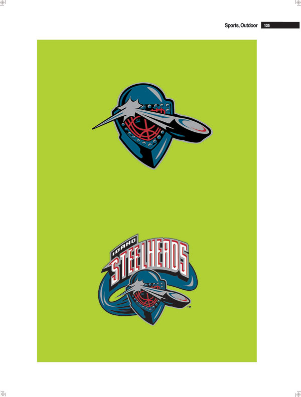 STEELHEADS擊劍館LOGO設(shè)計