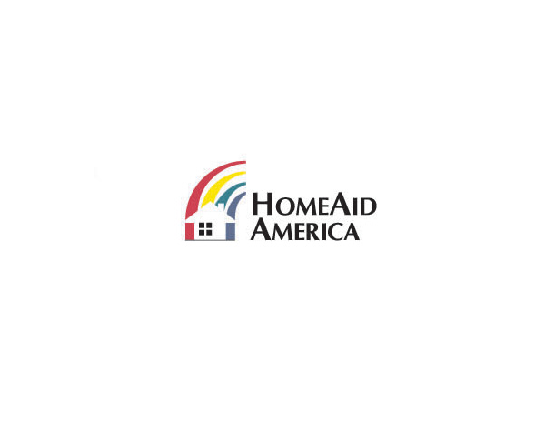 HOMEAIDAMERICA彩虹與房子的LOGO設計創(chuàng)意分享