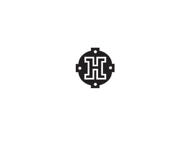 圓形與H字母相結(jié)合的墨水公司LOGO設(shè)計(jì)