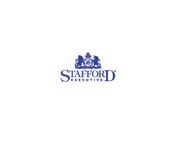 STAFFORD酒莊企業(yè)LOGO設(shè)計​是由深藍(lán)色的配色方案