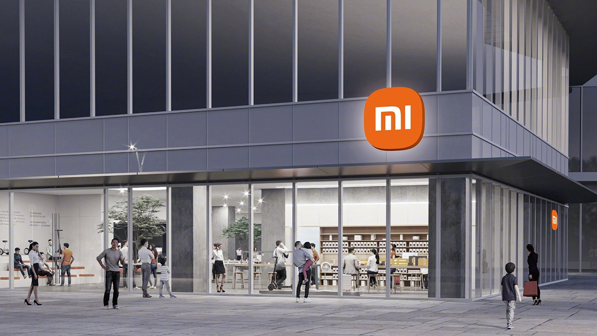 小米新LOGO設(shè)計戶外標識