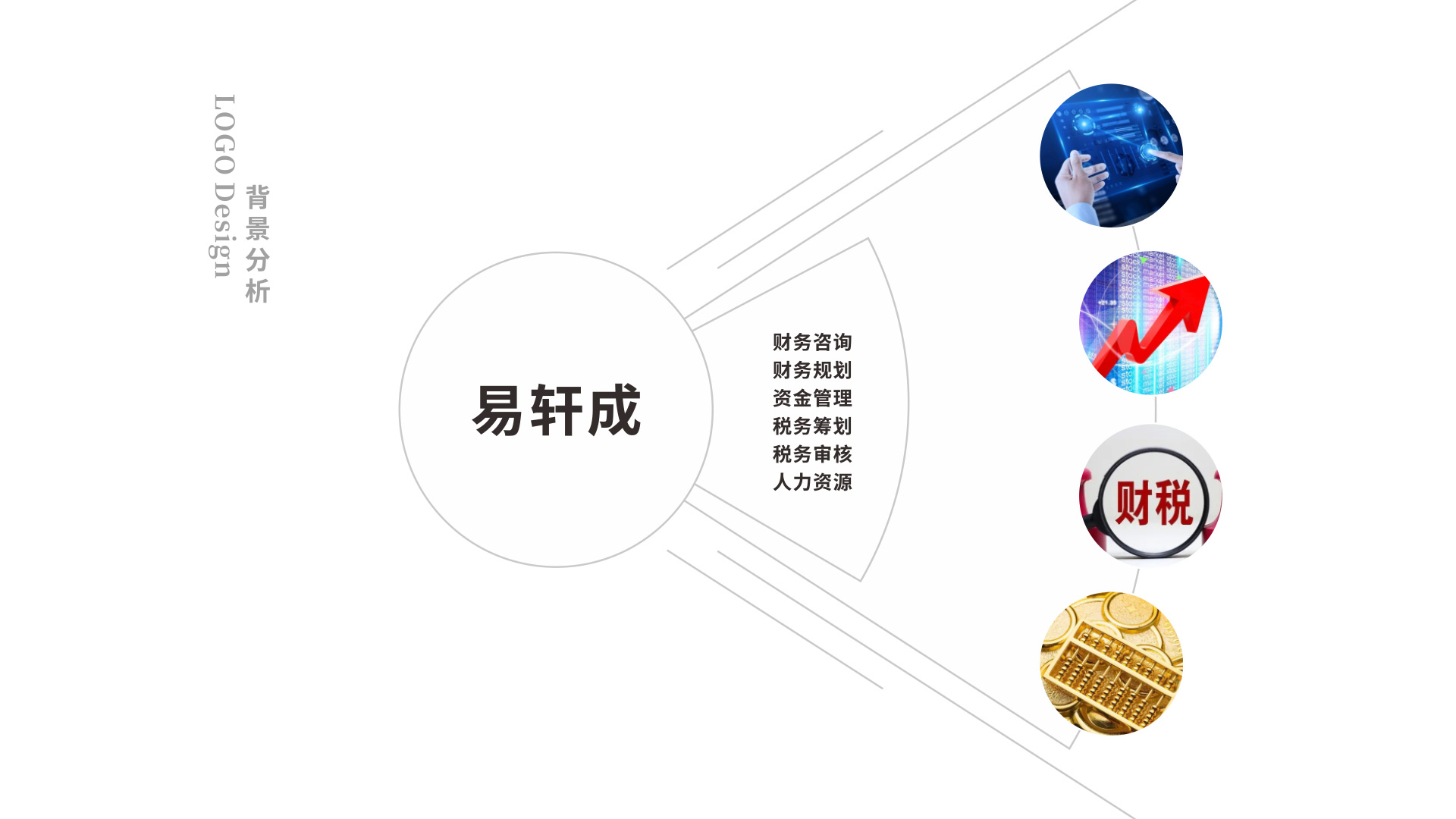 易軒成財稅服務LOGO設計創(chuàng)意解析