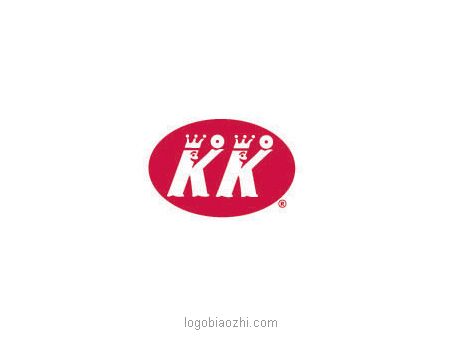 兩個(gè)K字母與橢圓的LOGO