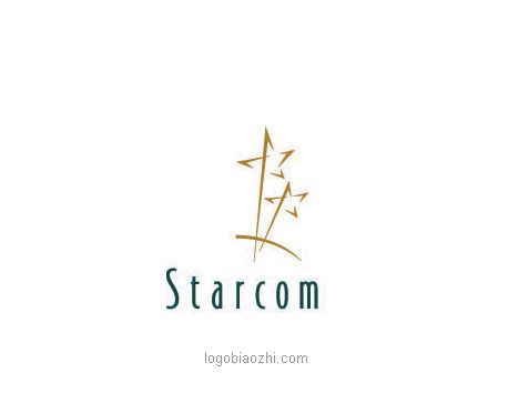 Starcom與兩個星星的標志