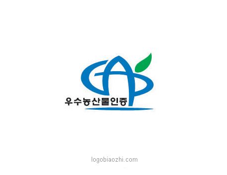 兩個(gè)交叉的圓環(huán)與綠葉設(shè)計(jì)在一起