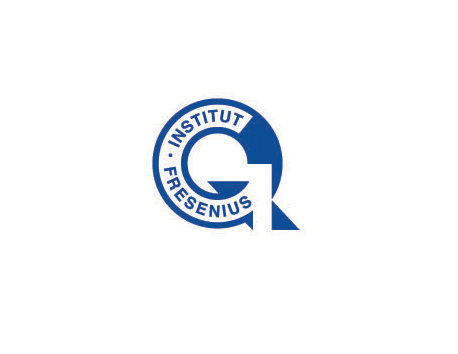 Q字母為主結構與英文名稱相環(huán)繞的藍色LOGO設計