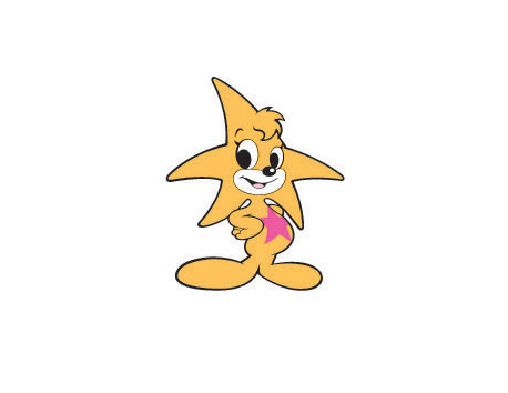 海星吉祥物卡通圖案標(biāo)志