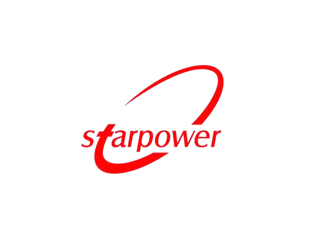 斯達(dá)半導(dǎo)體logo設(shè)計，以starpower英文單詞中的t與全球化來結(jié)合。