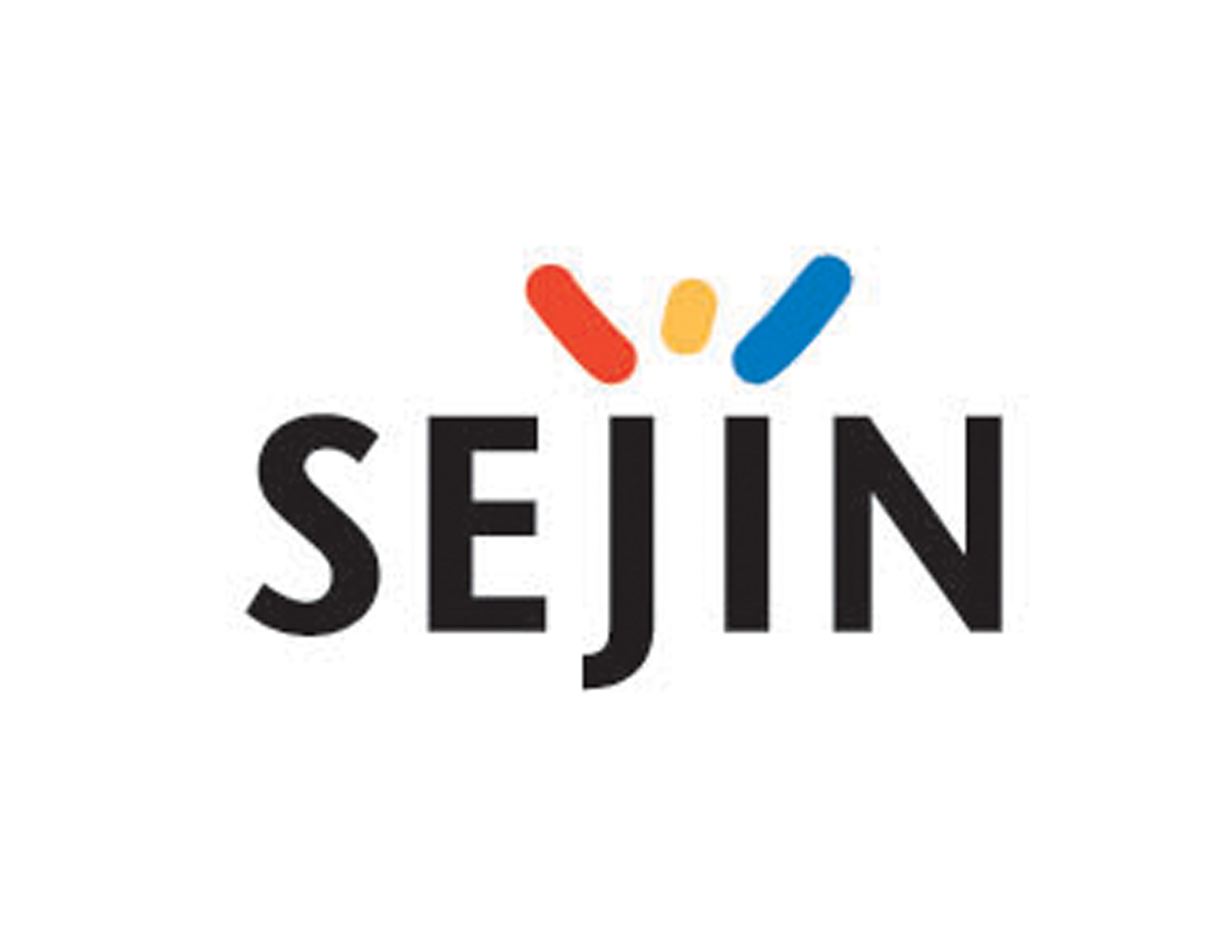 少兒培訓(xùn)LOGO設(shè)計(jì)SEJIN以J字母上方的圓點(diǎn)七妙設(shè)計(jì)為張開(kāi)雙臂的人物圖案，象征積極陽(yáng)光快樂(lè)。