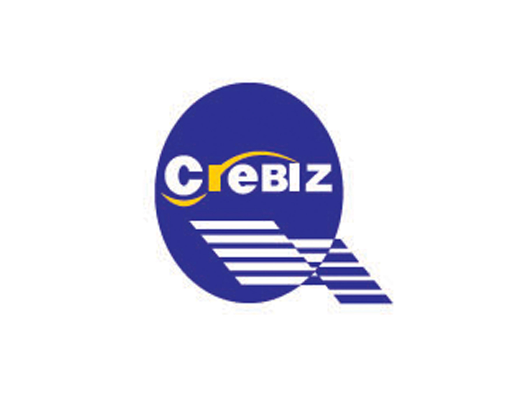 CreBiz物流企業(yè)LOGO設(shè)計(jì)創(chuàng)意采用了陰陽面的設(shè)計(jì)手法和深藍(lán)的圓形體現(xiàn)智慧