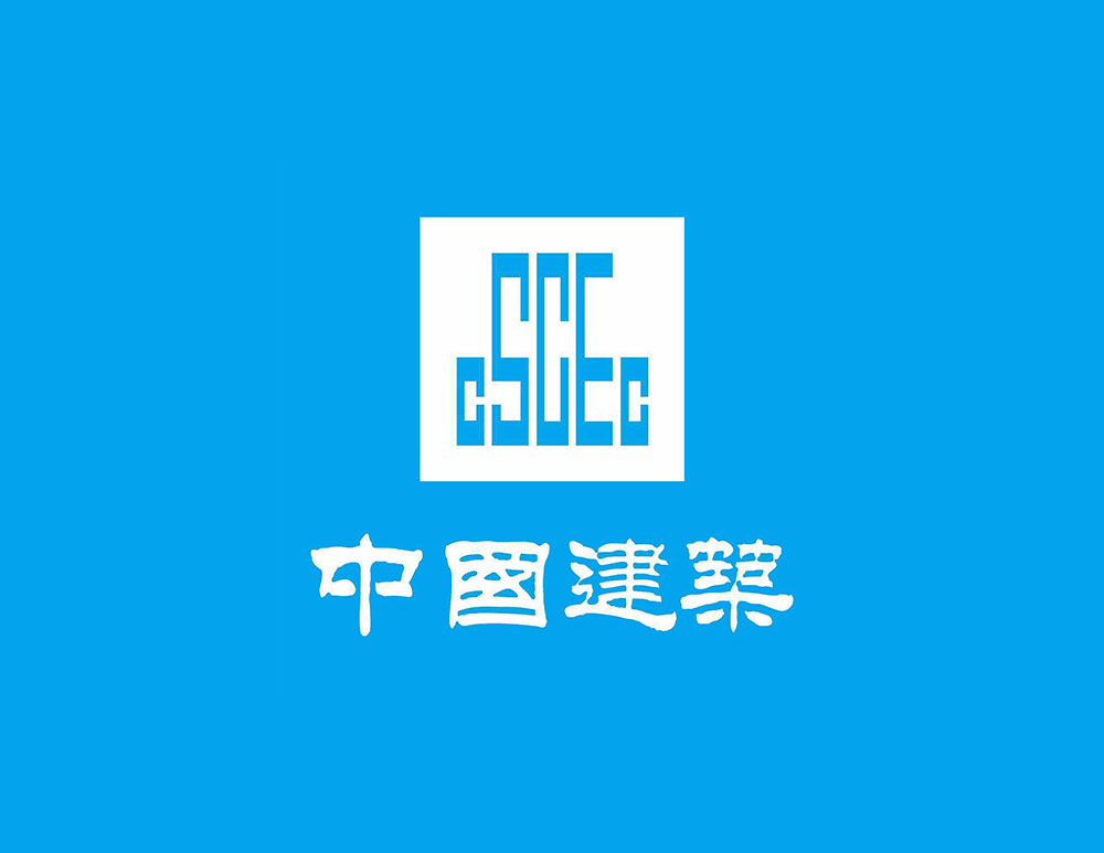 中國(guó)建筑logo設(shè)計(jì)含義核心理念是：海棠般深邃的藍(lán)色展示了公司廣闊的胸懷和對(duì)美好未來的期待。